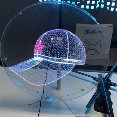 Z7H 30W 50cm 3d Fan Hologram Projector With 576pcs Led